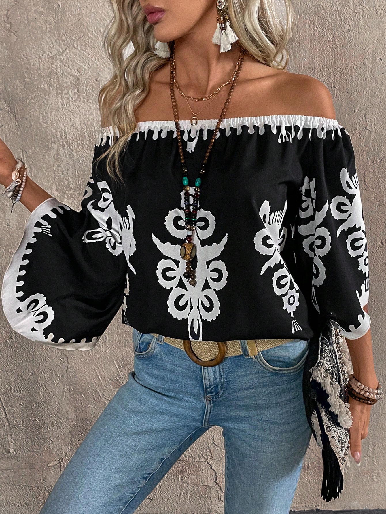 In Boho Women Blouses