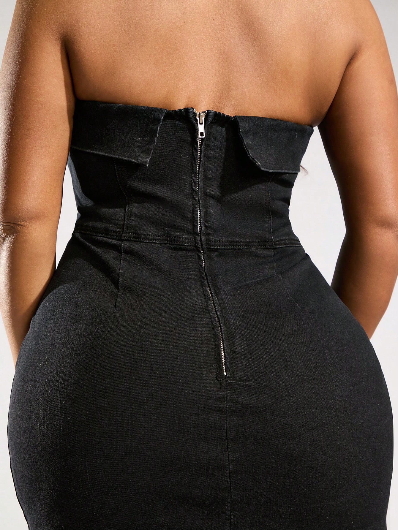 In Sexy Plus Size Denim Dresses