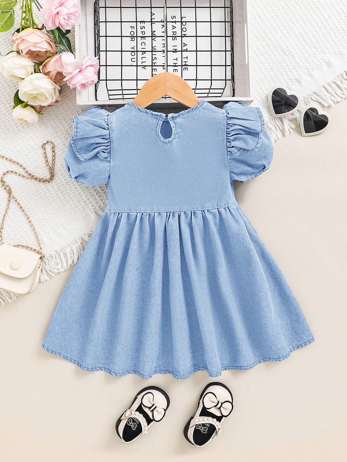 Young Girls Denim Dresses