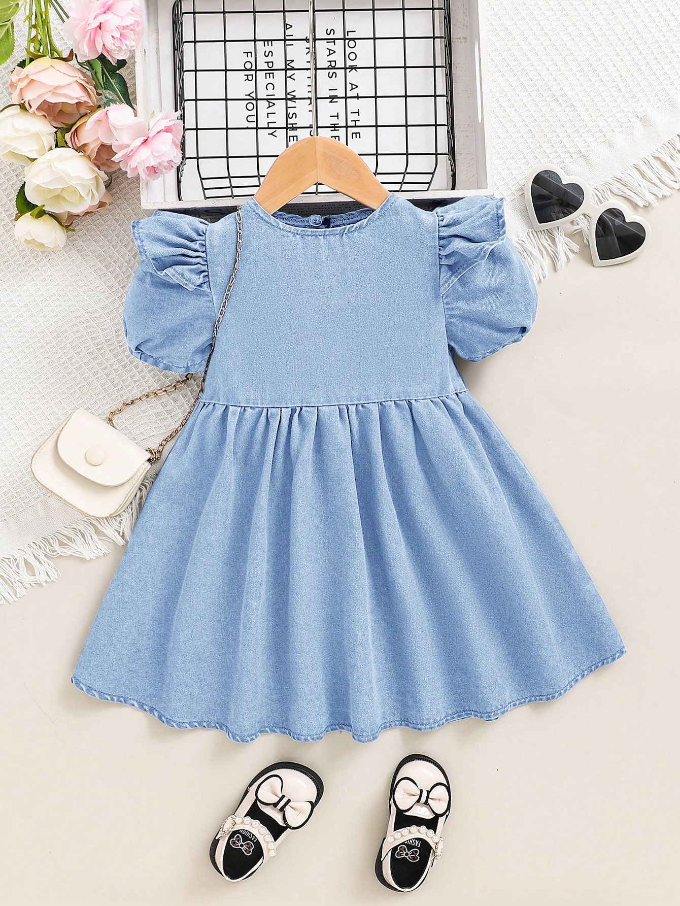 Young Girls Denim Dresses