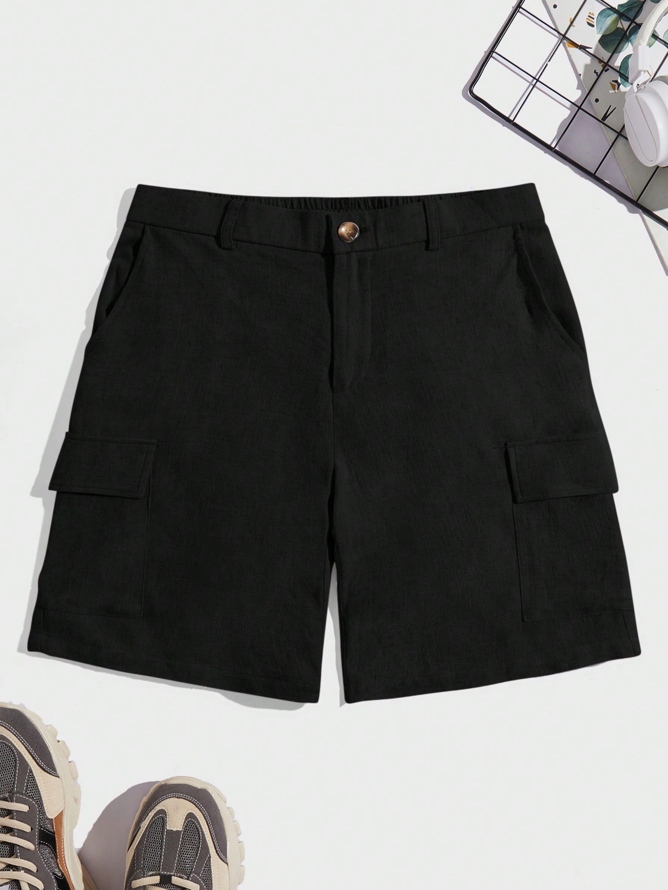 Men Linen Shorts