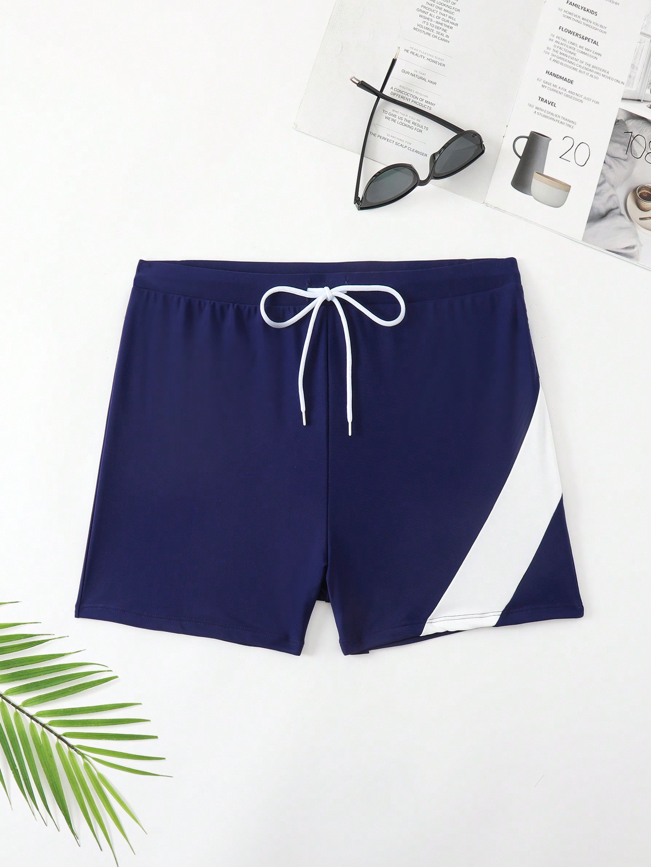 Men Plus Size Swim Shorts