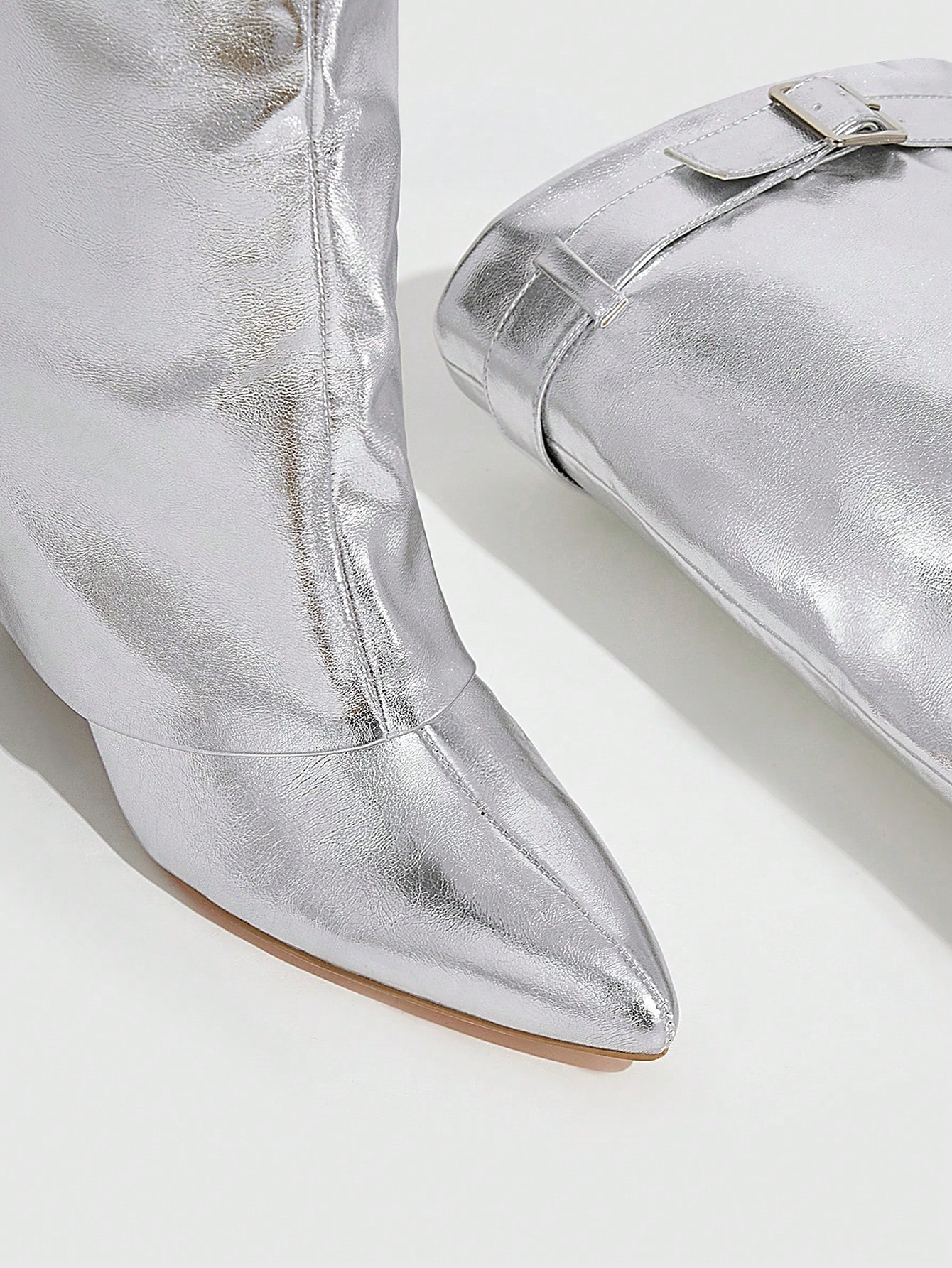 In Silver Women Fashion Boots