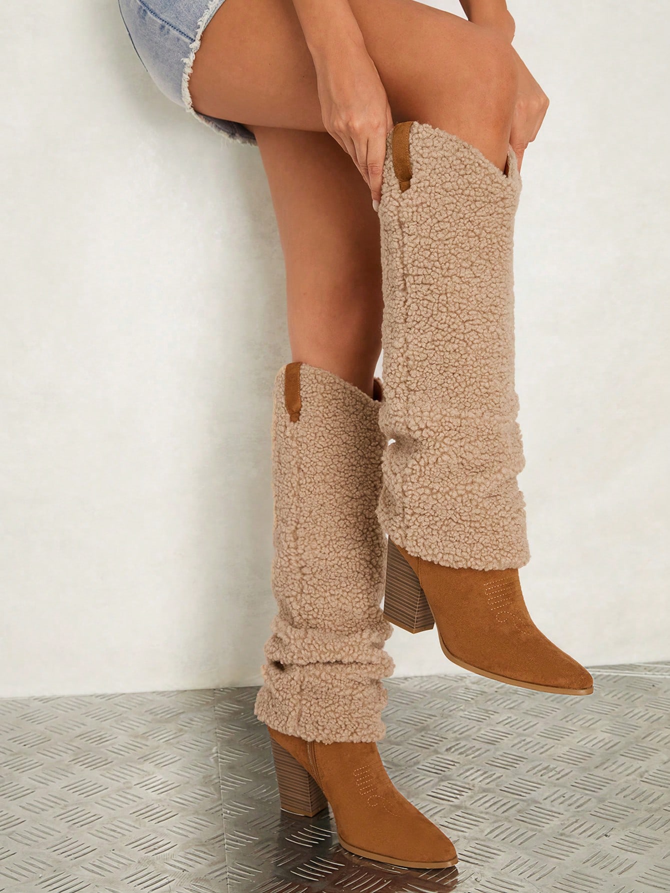 In Apricot Women Fashion Boots