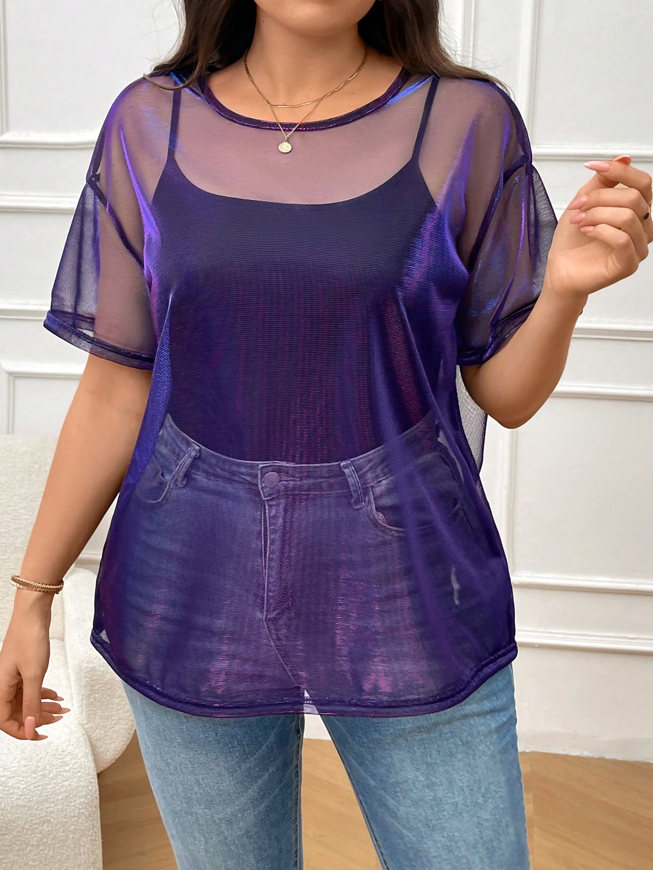 In Casual Plus Size Women Tops