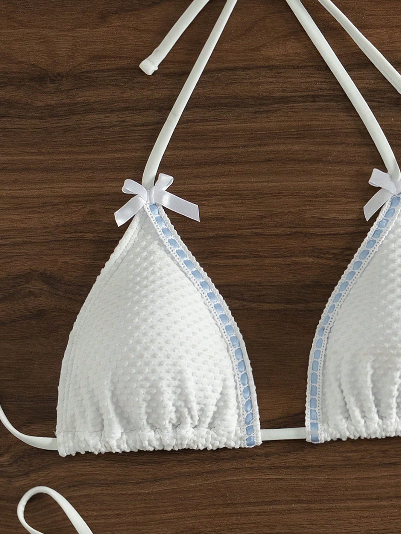 In White Women Bikini Sets