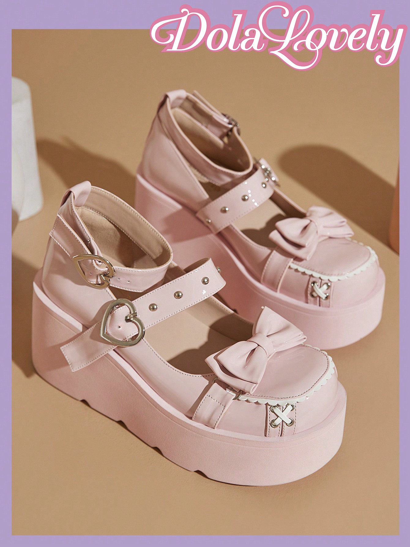 In Pink Women Wedges & Flatform