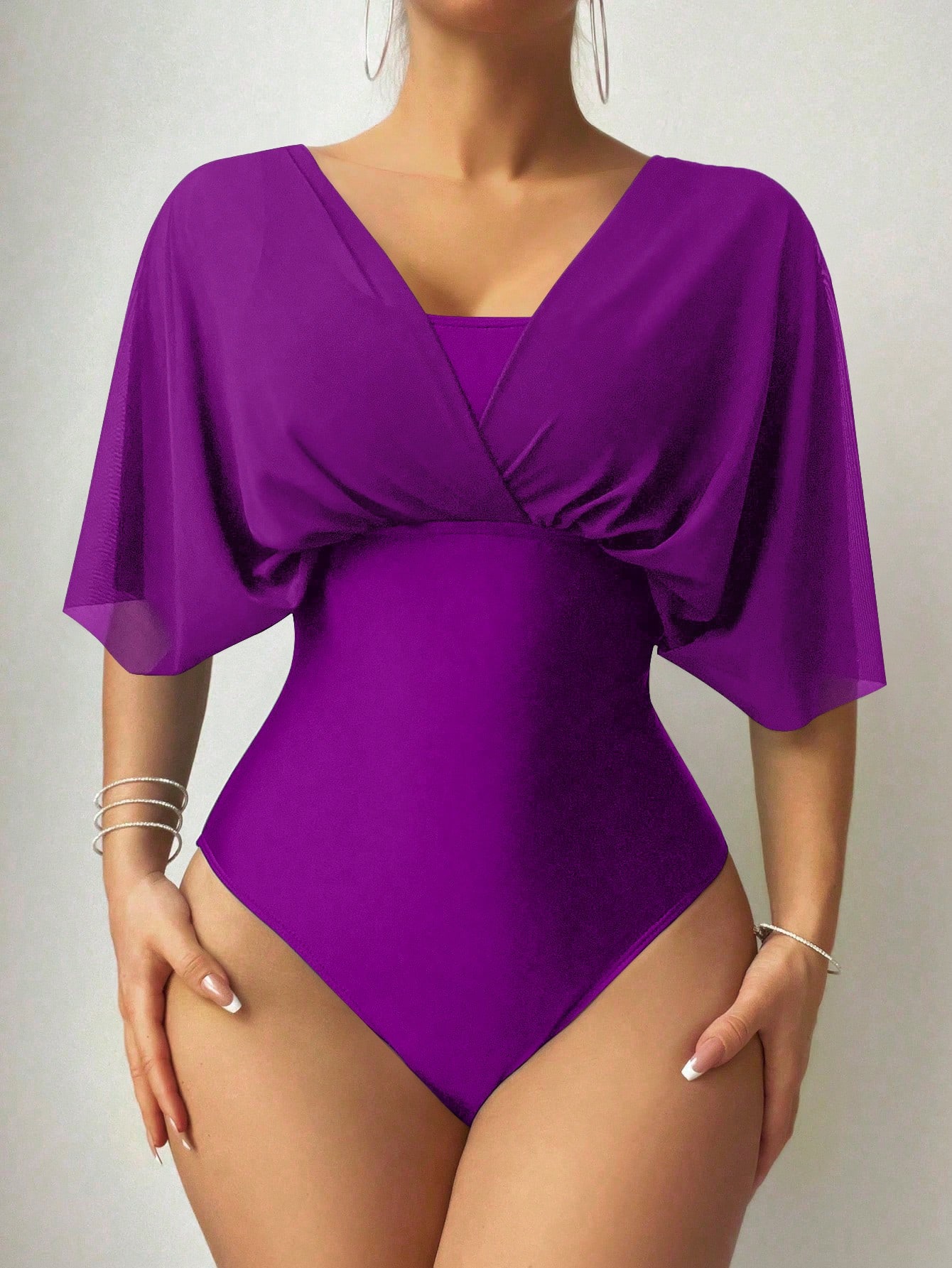 In Short Sleeve Women One-Pieces