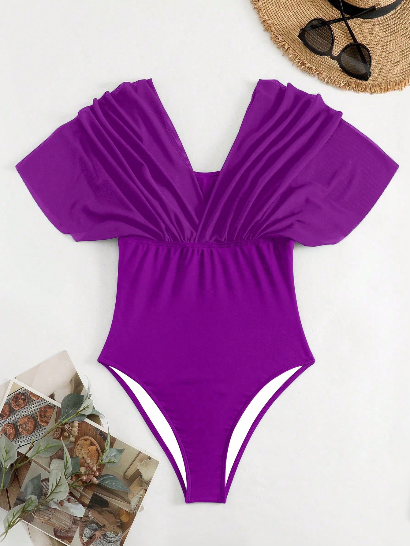 In Short Sleeve Women One-Pieces