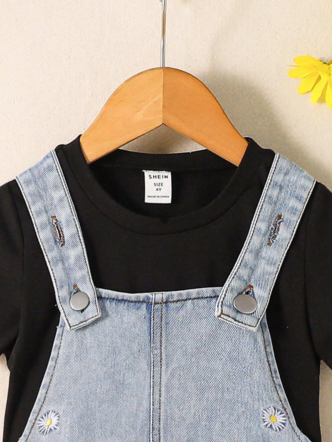 Young Girls Denim Overalls & Jumpsuits