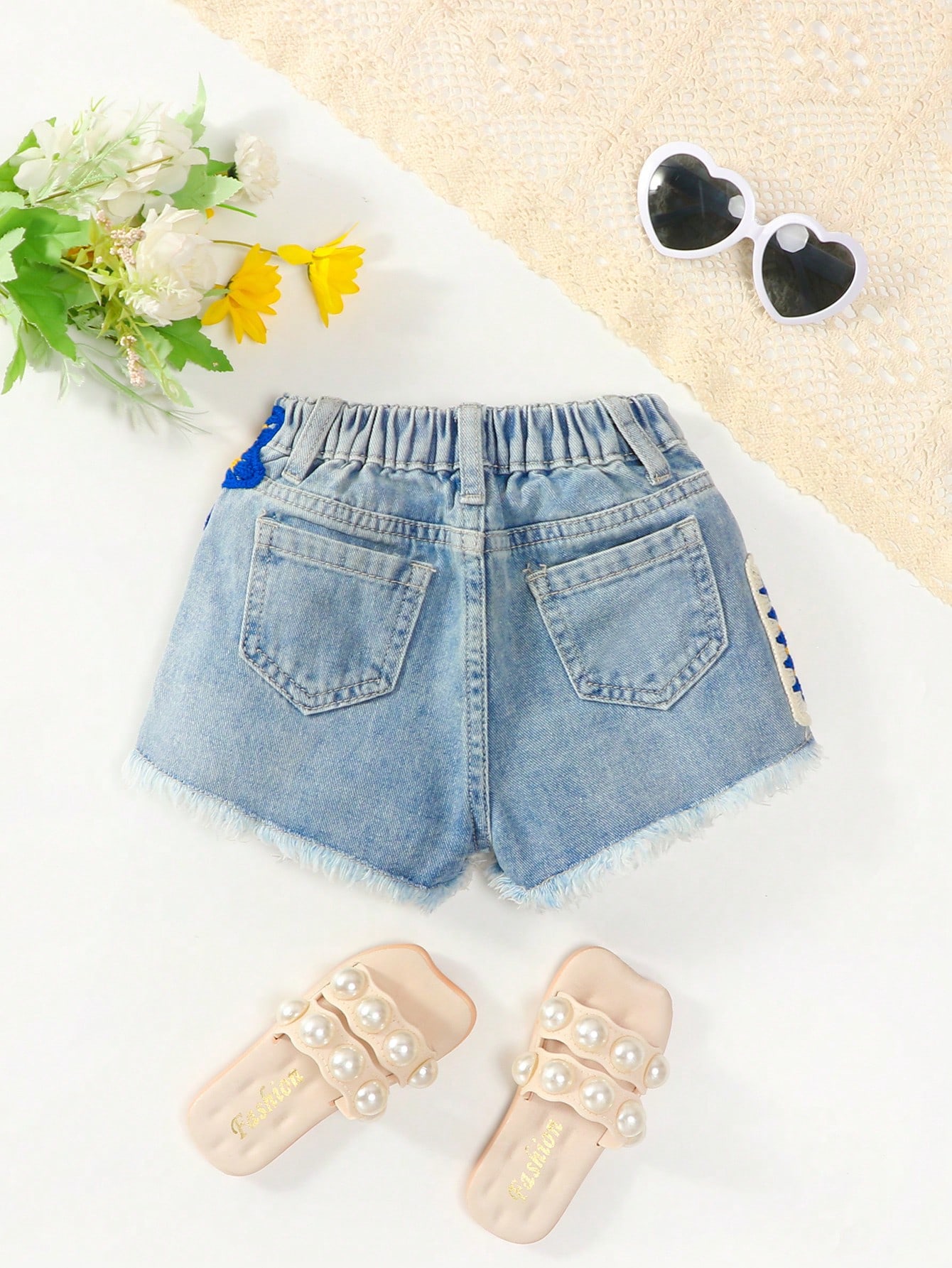 Young Girls Denim Shorts