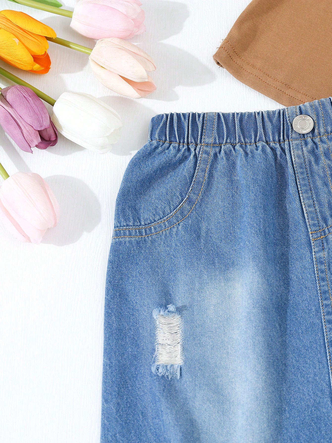 Young Girls Denim Skirts