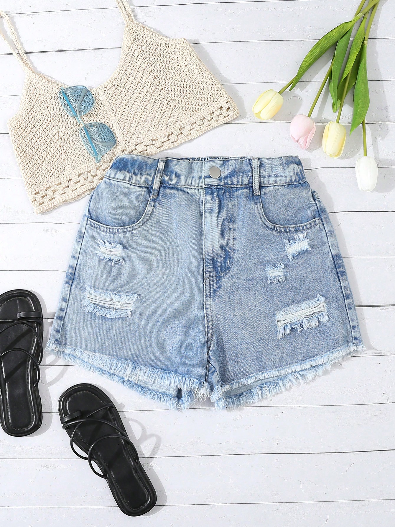 Teen Girls Denim Shorts