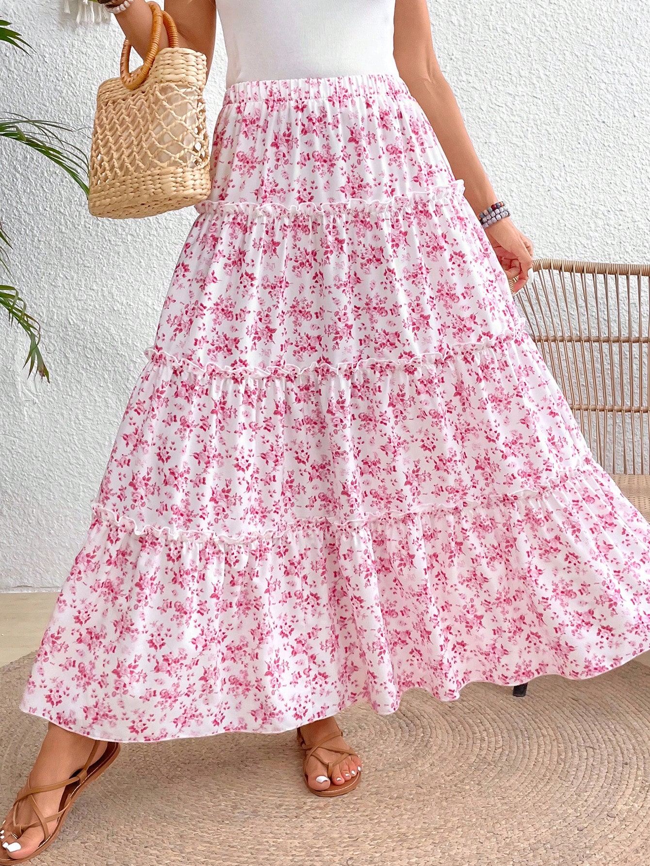 In Pink Women Skirts