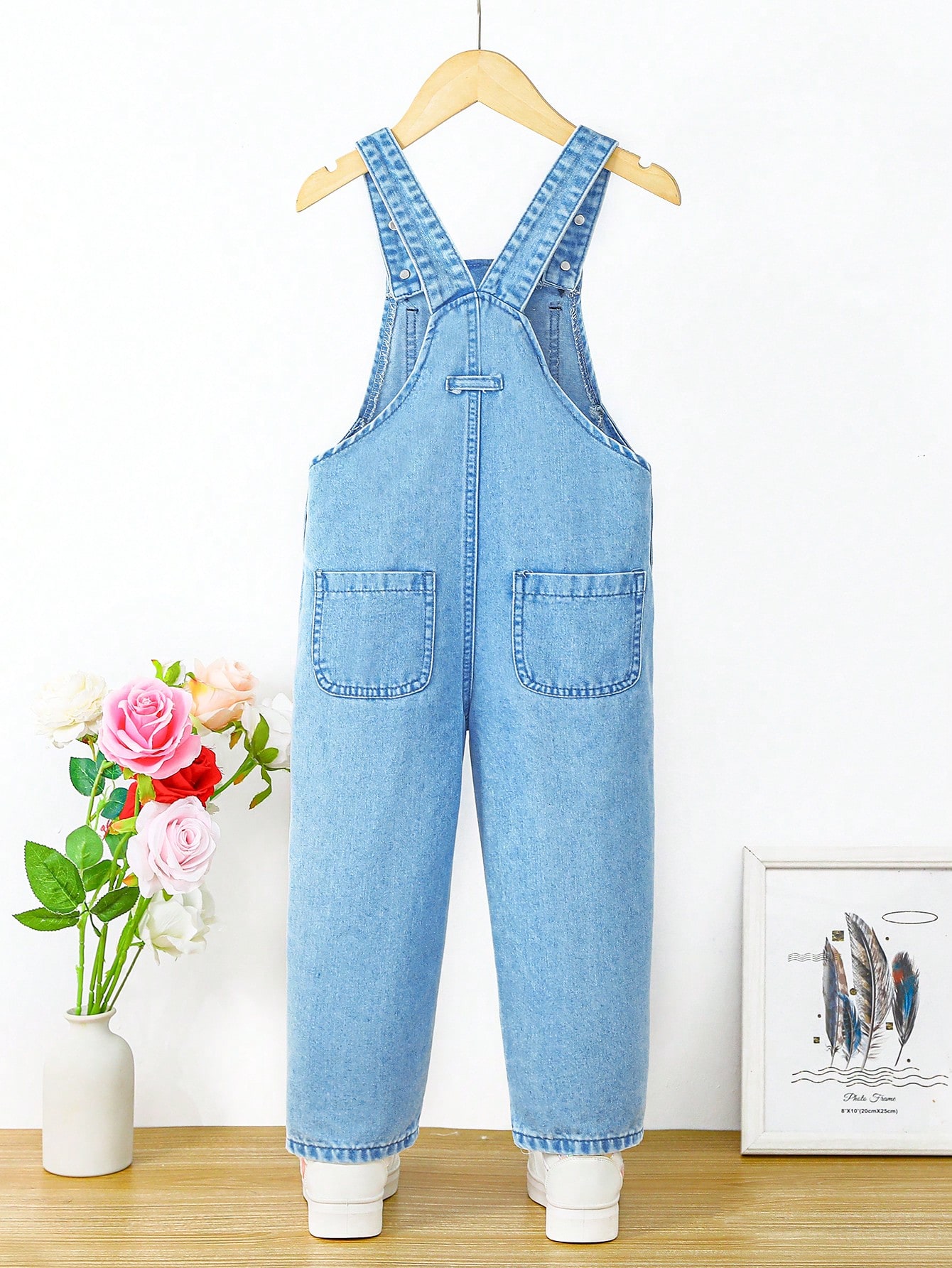 Young Girls Denim Overalls & Jumpsuits