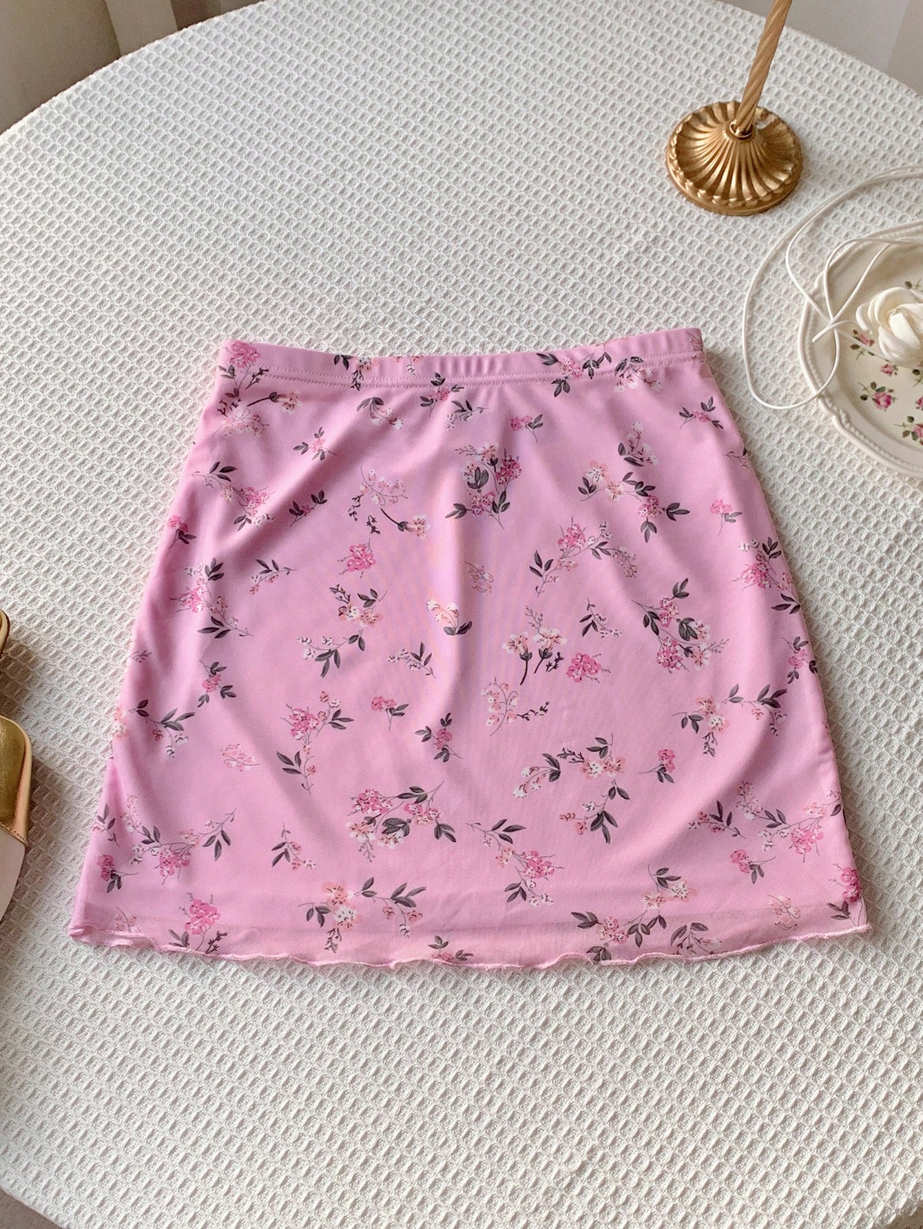 In Pink Women Skirts