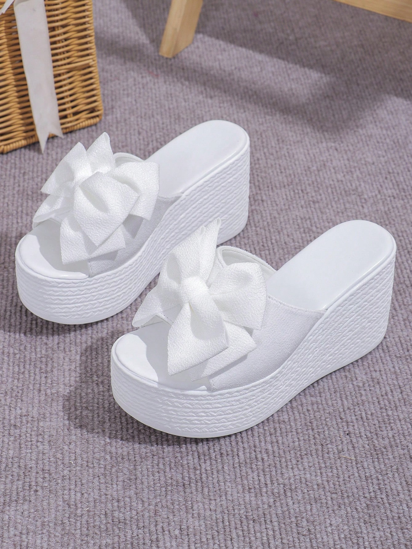 In White Women Platforms & Wedge Sandals