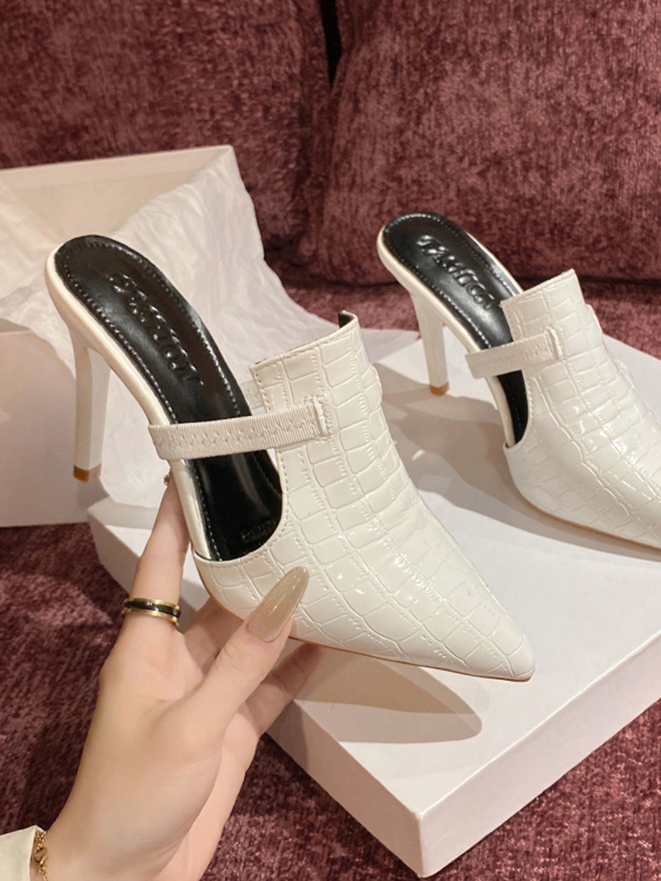 In White Women Pumps