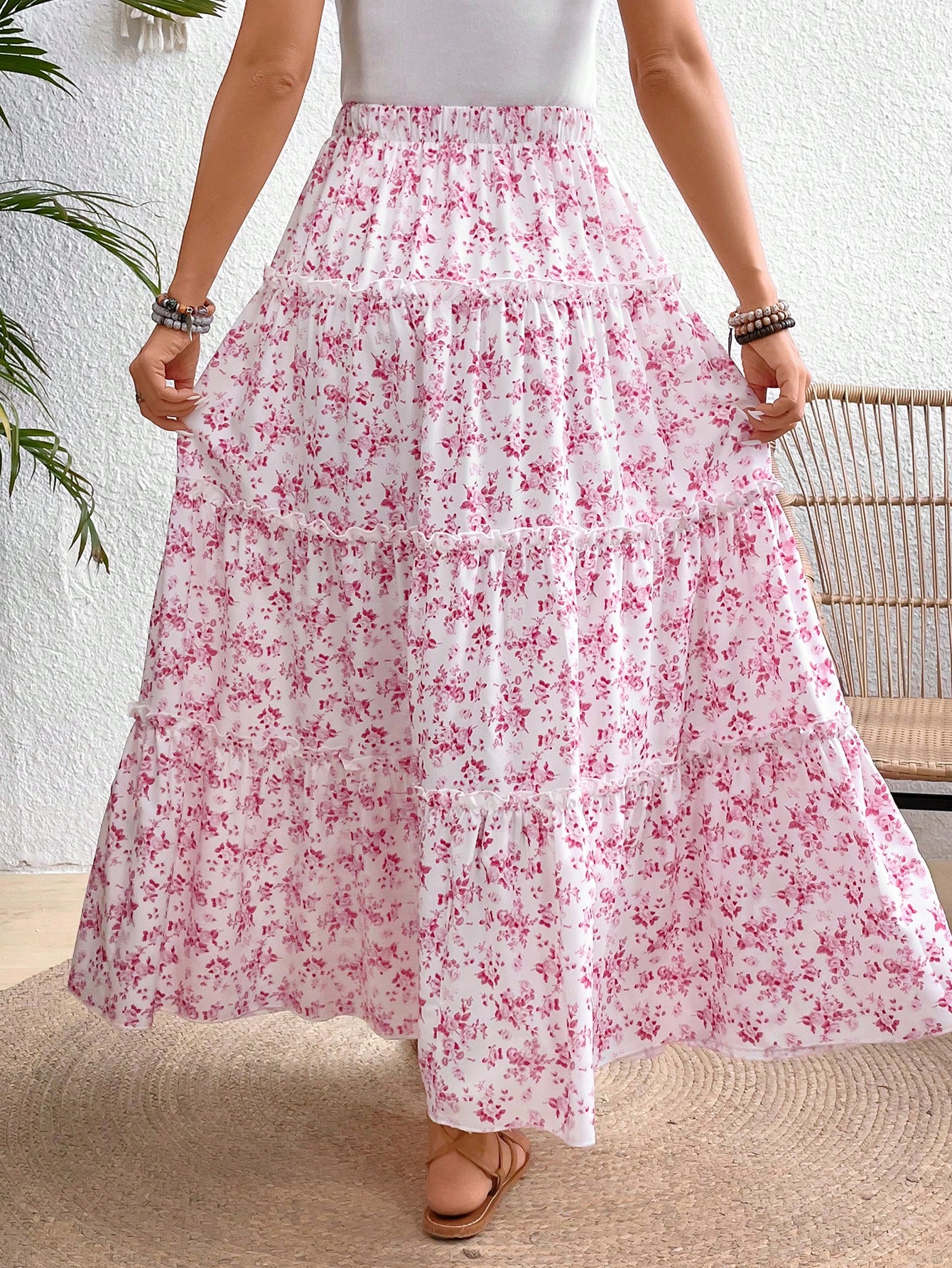 In Pink Women Skirts