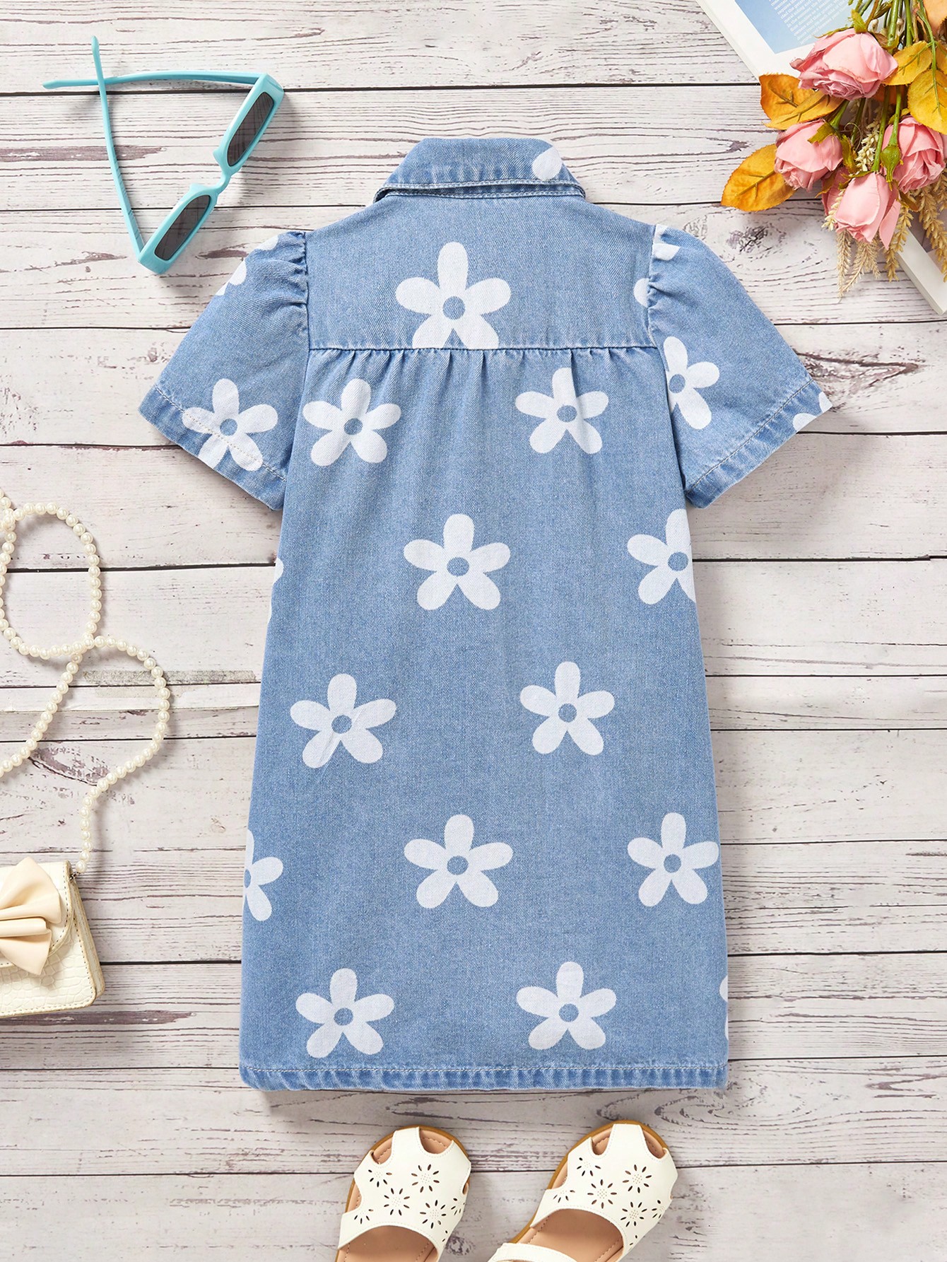 Young Girls Denim Dresses