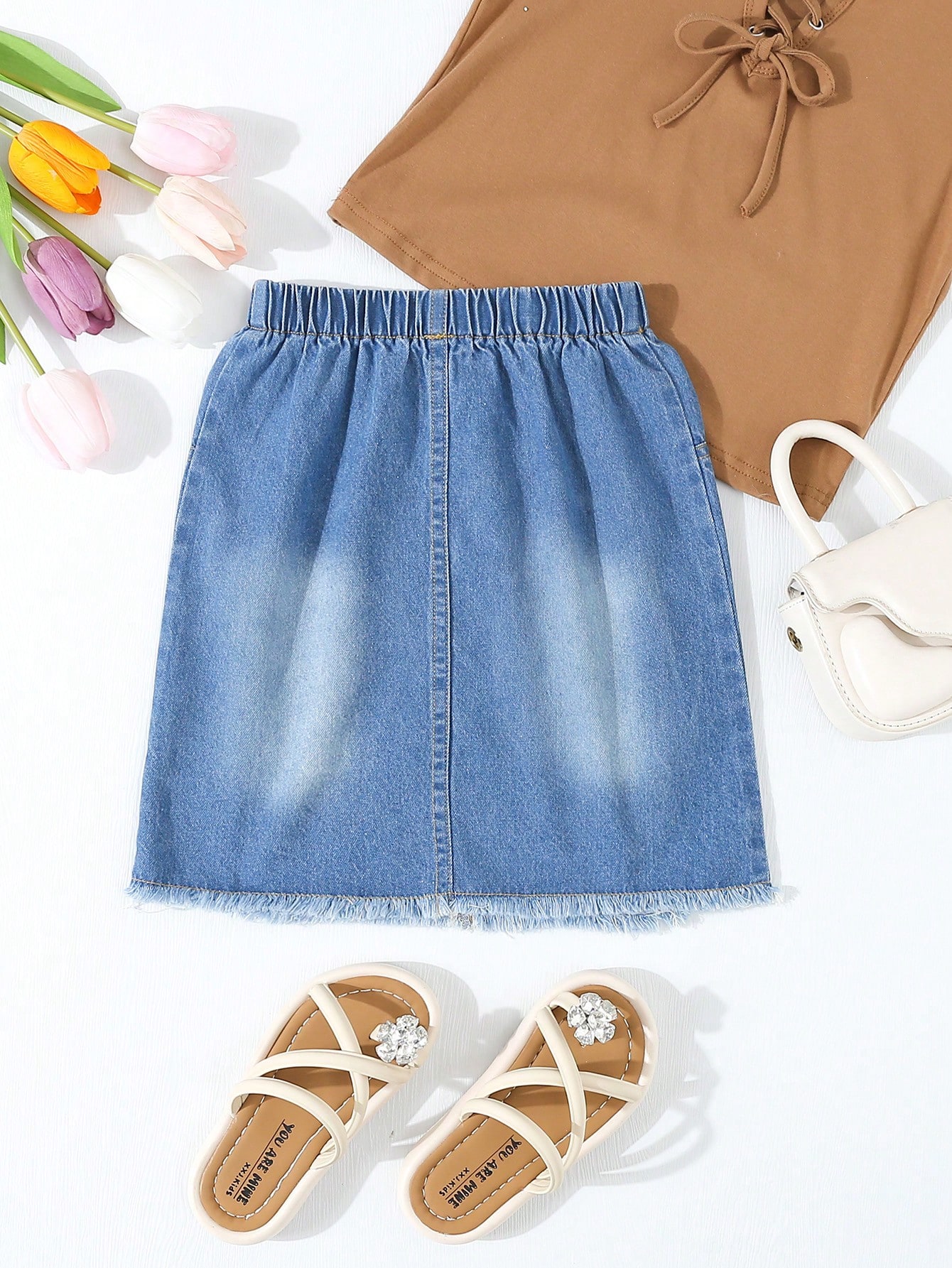 Young Girls Denim Skirts