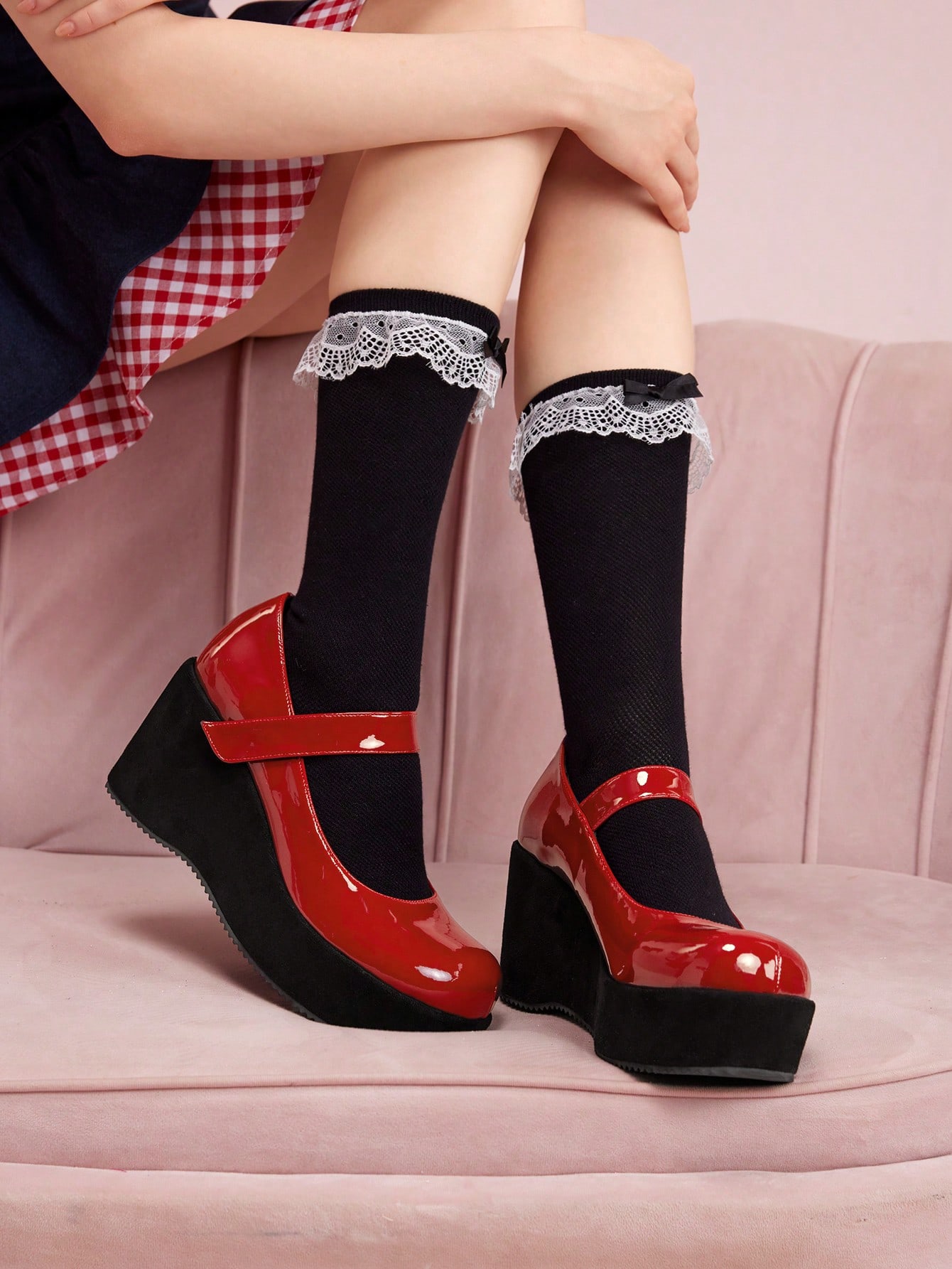 In Red Women Wedges & Flatform