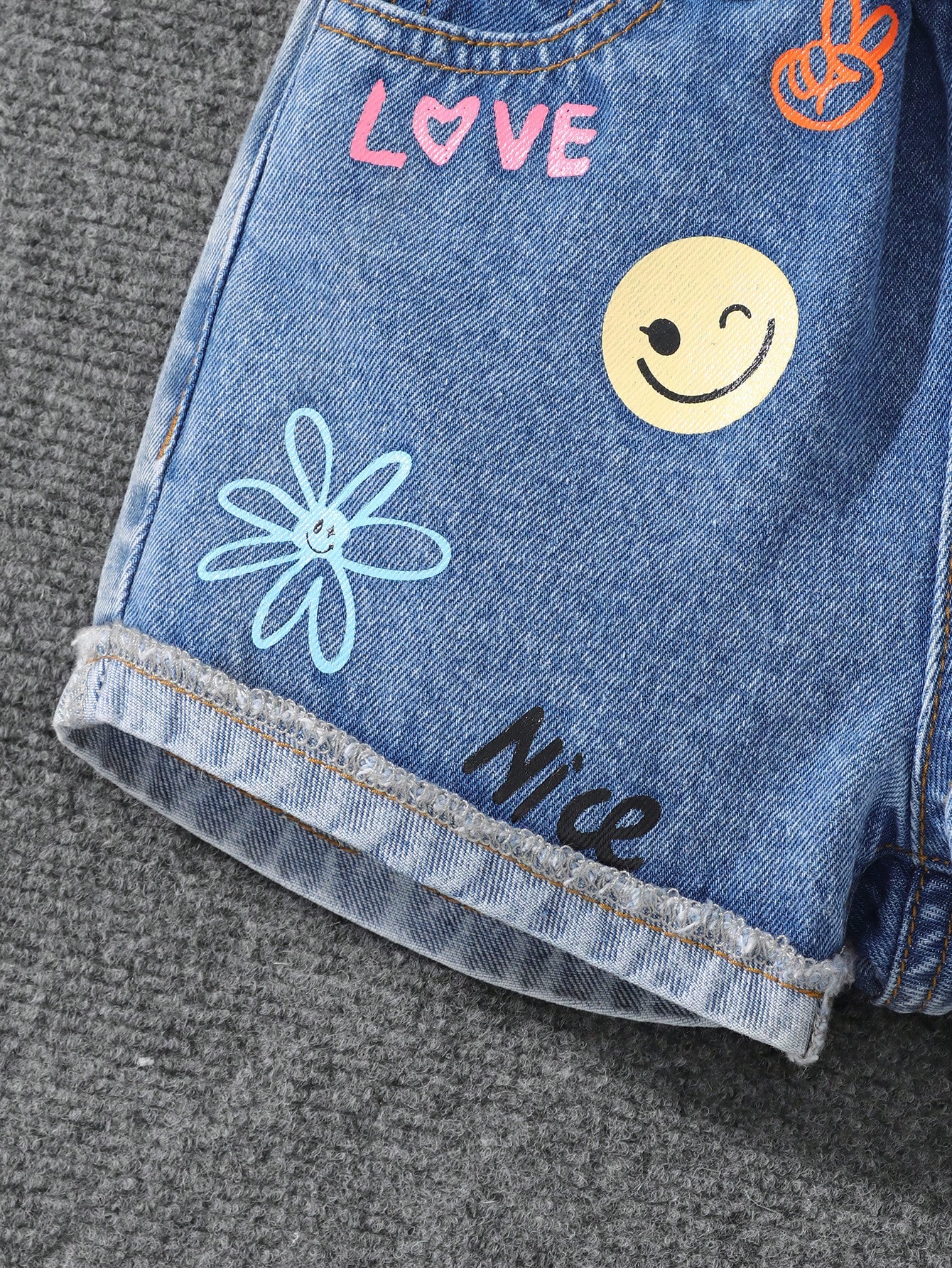 Young Girls Denim Shorts