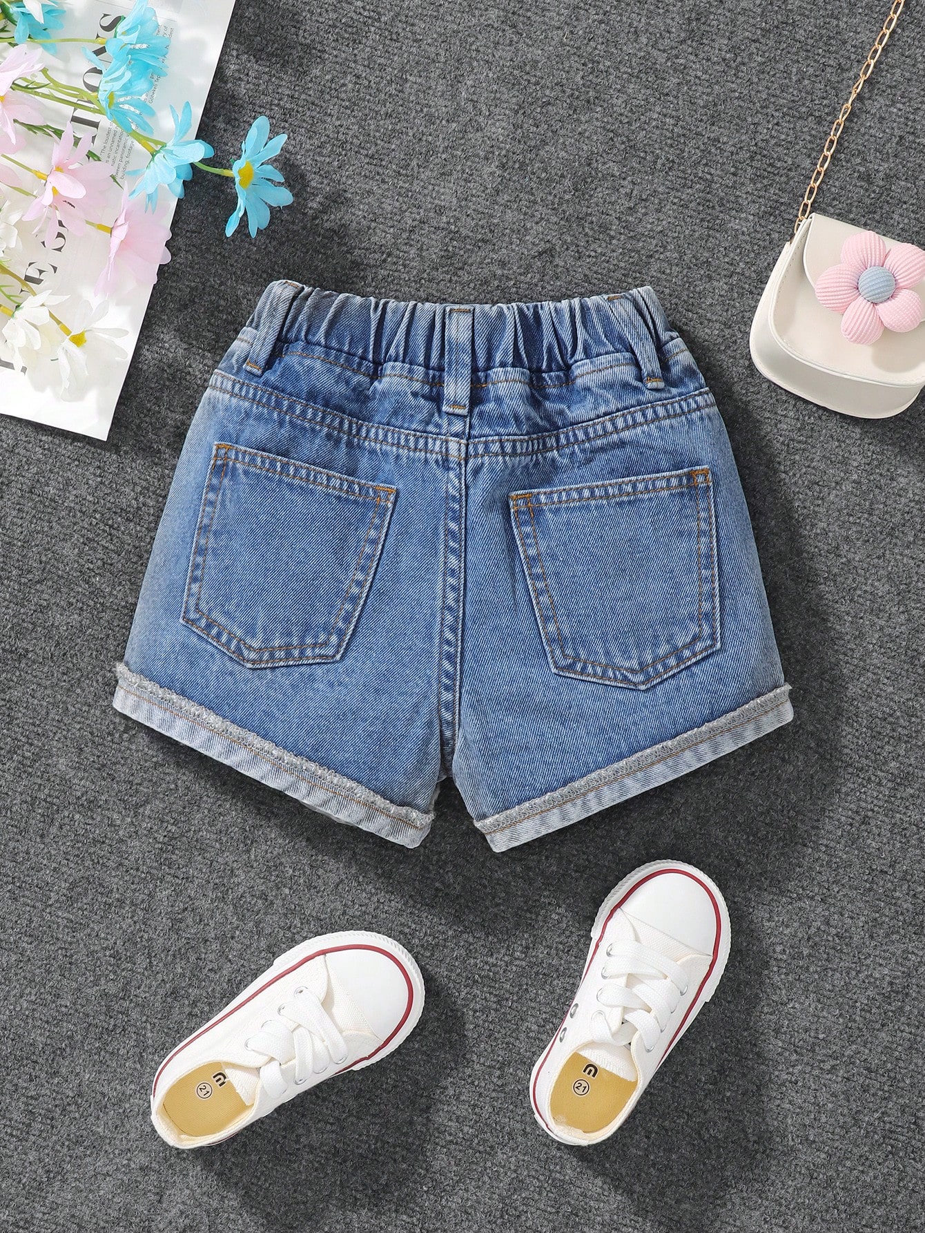 Young Girls Denim Shorts