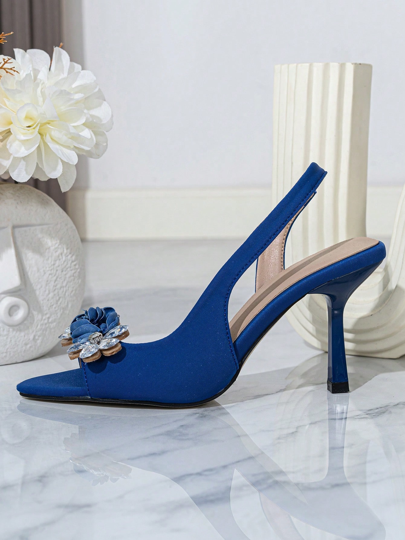 In Blue Women Heeled Sandals