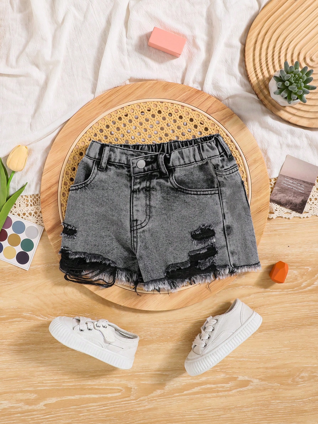 Young Girls Denim Shorts