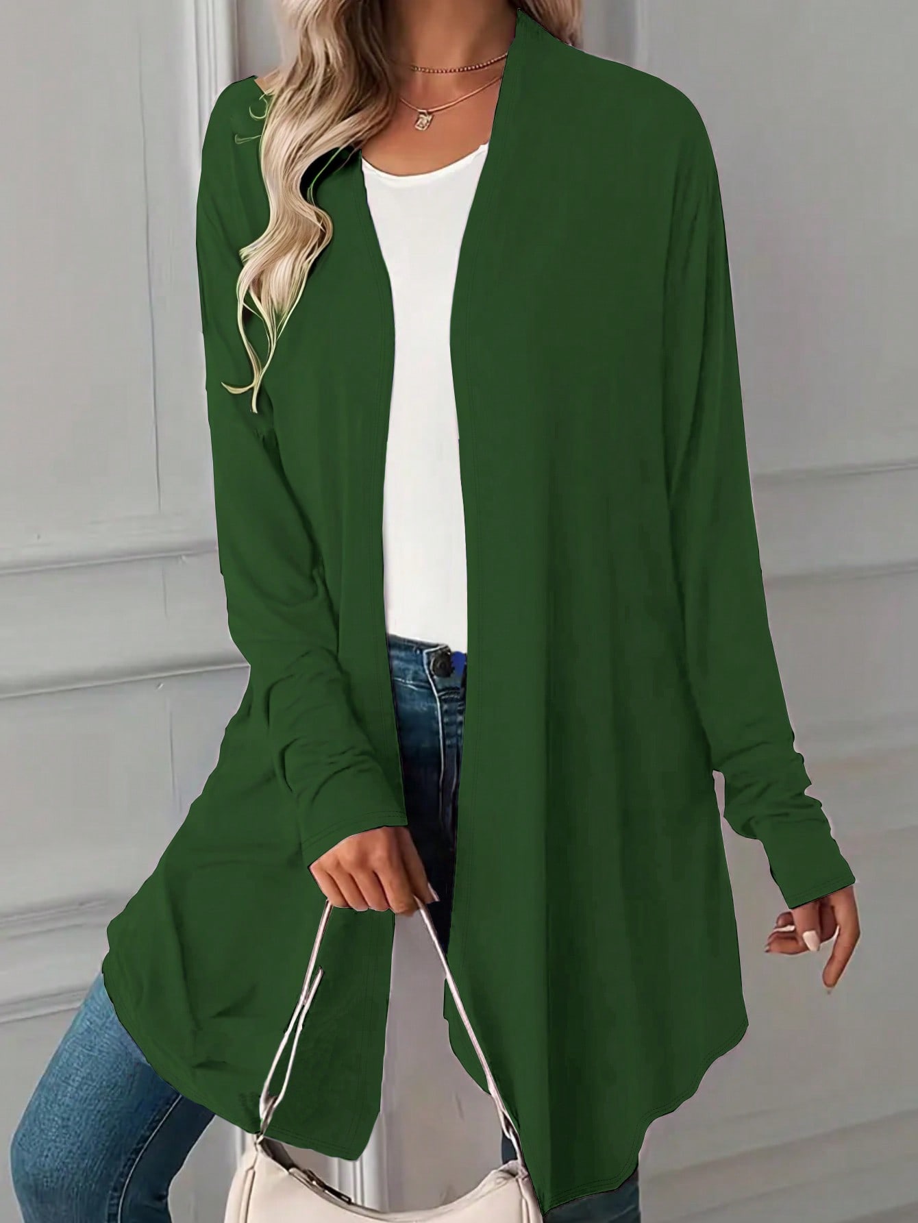 In Casual Plus Size Coats