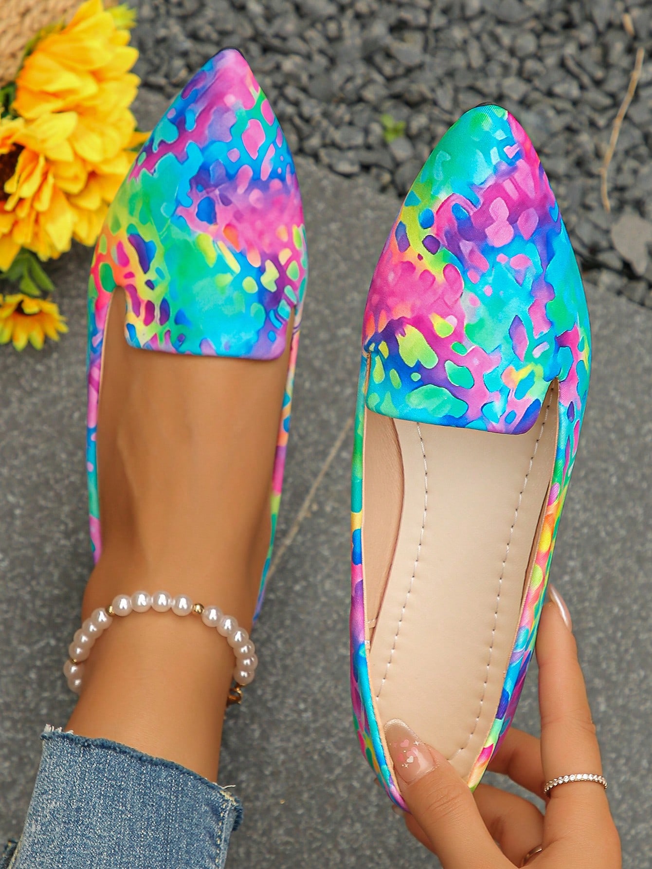 In Multicolor Women Flats