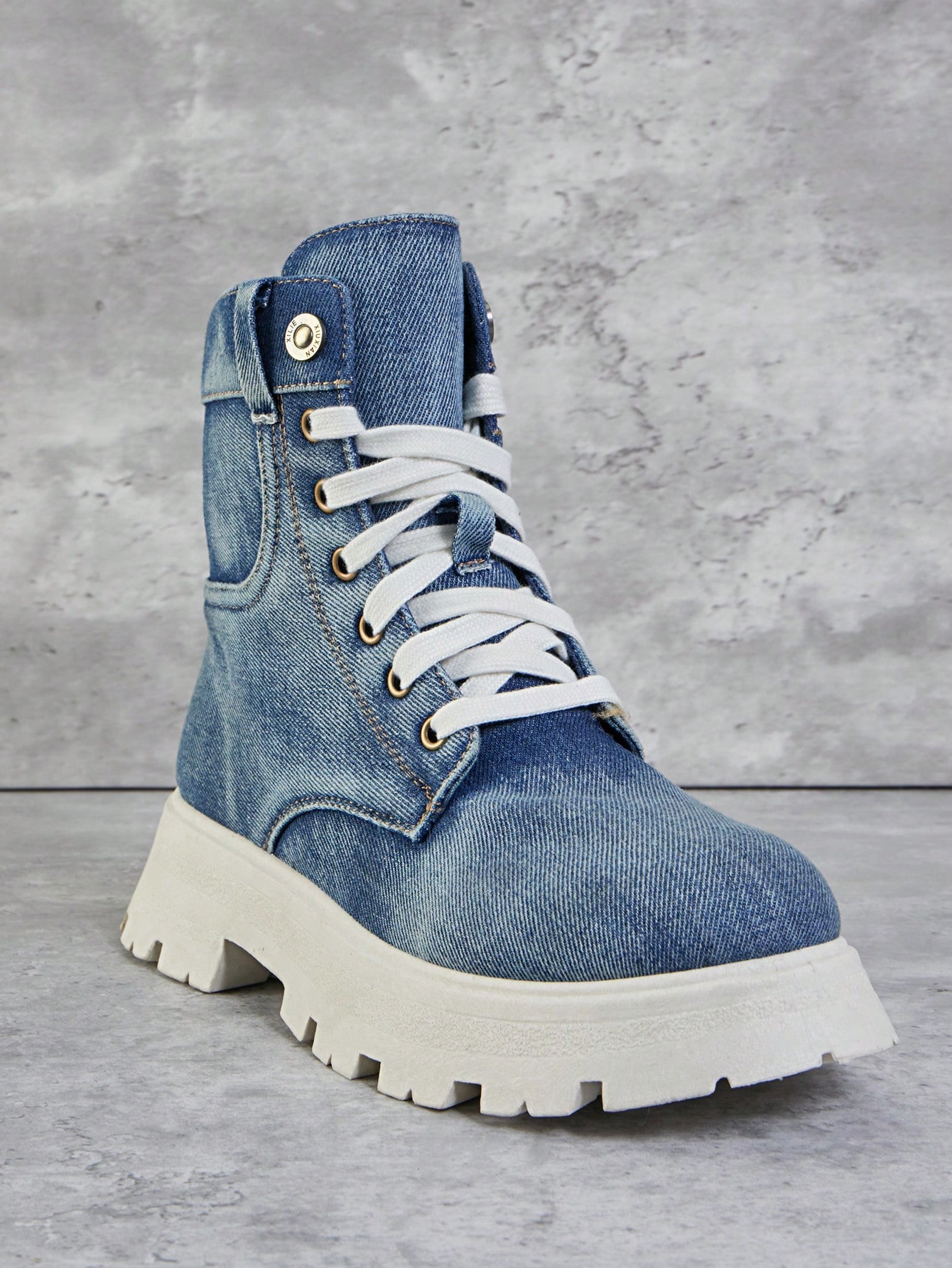 In Blue Women Fashion Boots