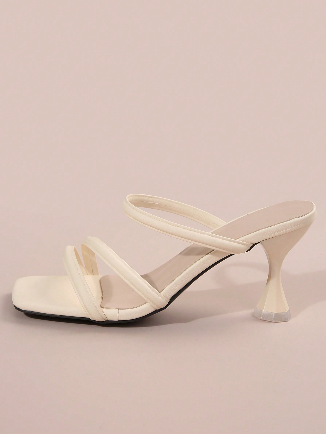 In Beige Women Heeled Sandals