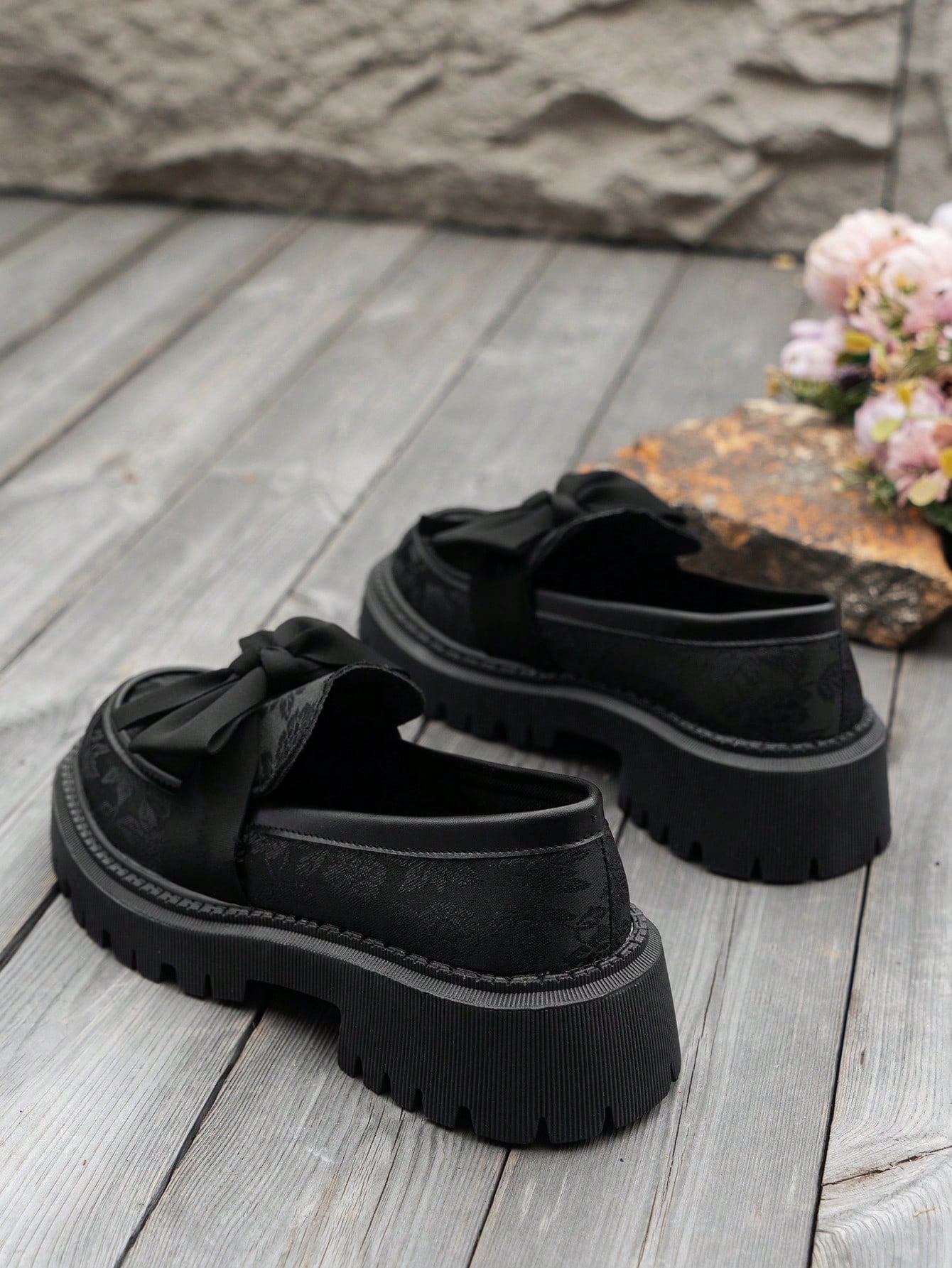 In Black Women Wedges & Flatform