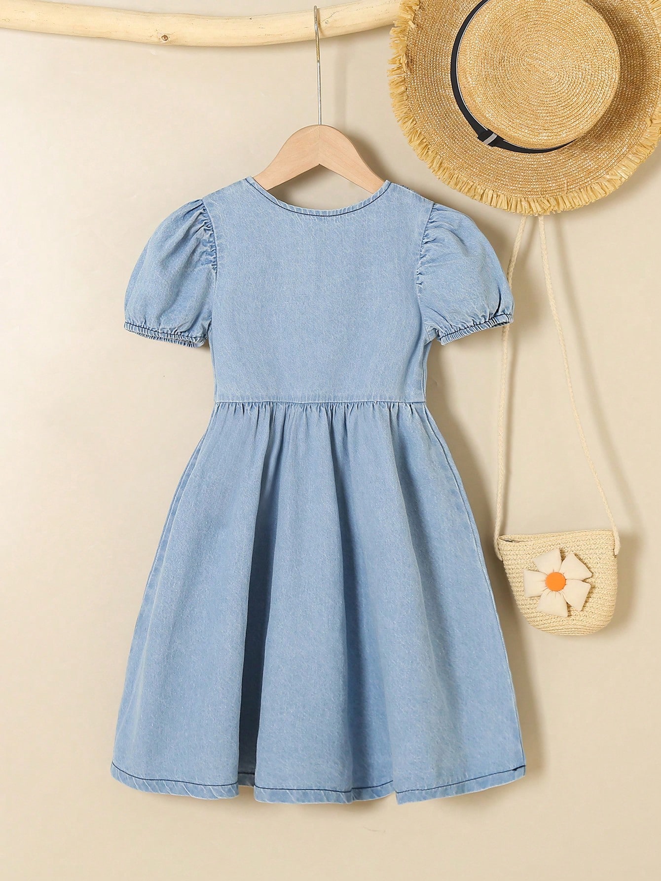 Young Girls Denim Dresses