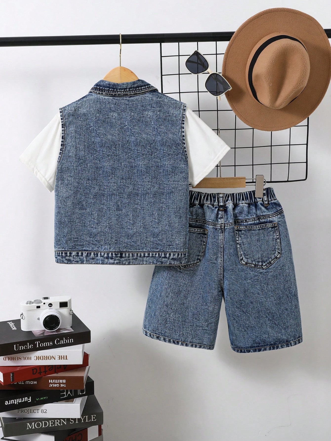 Tween Boys Denim Two-piece Outfits