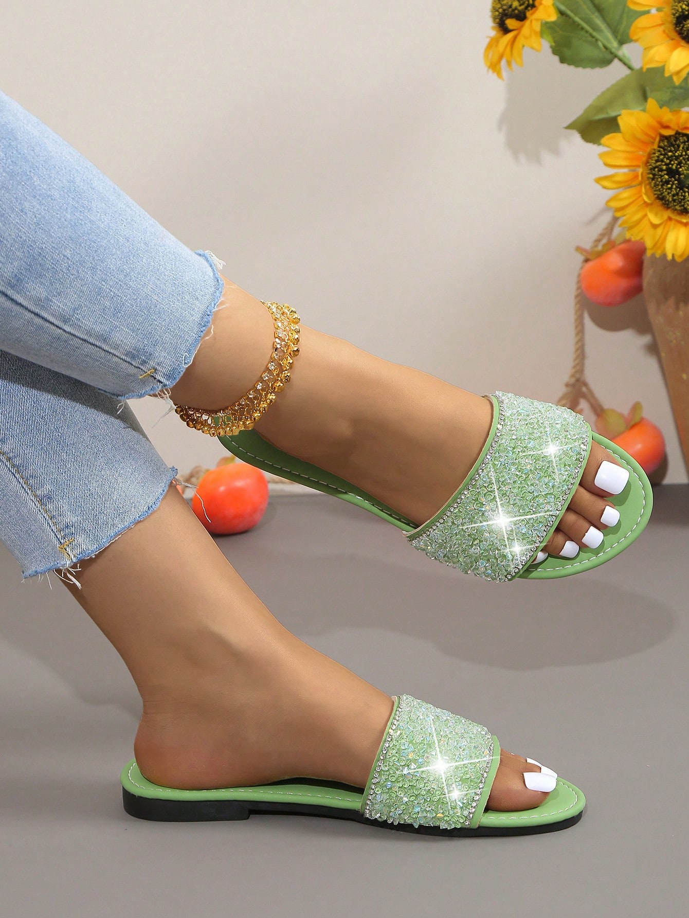 In Mint Green Women Shoes