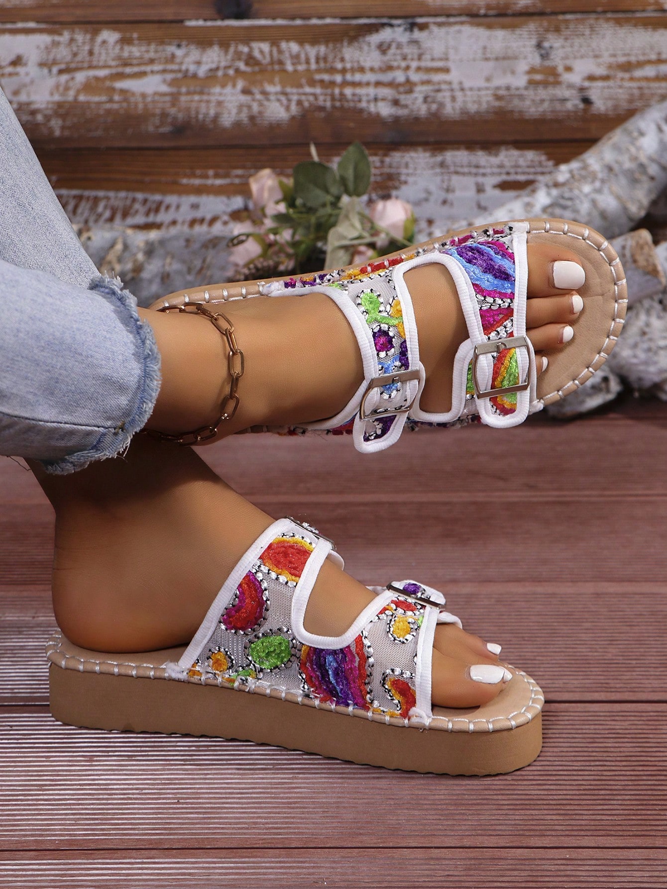 In Multicolor Women Sandals