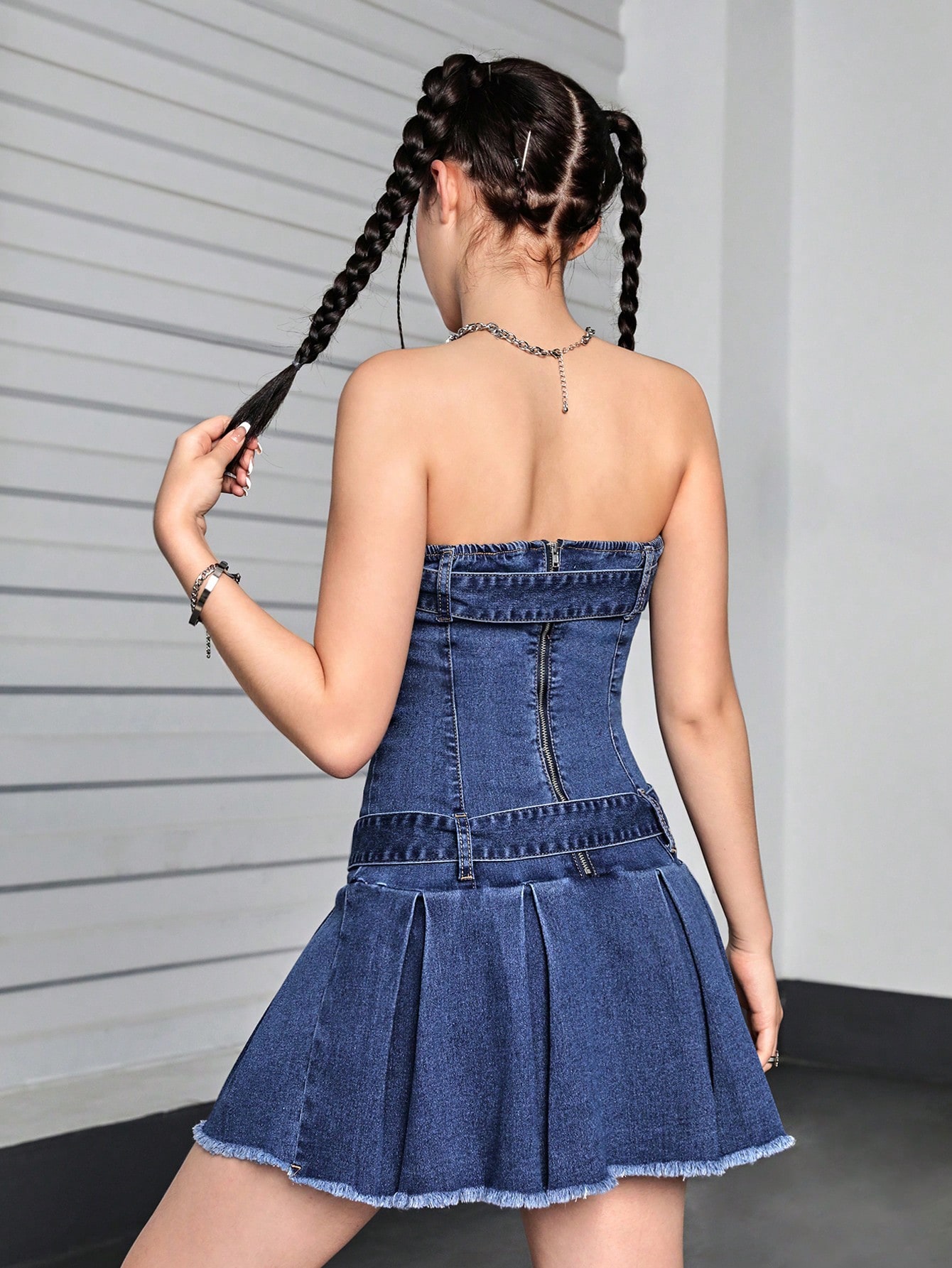 Teen Girls Denim Dresses