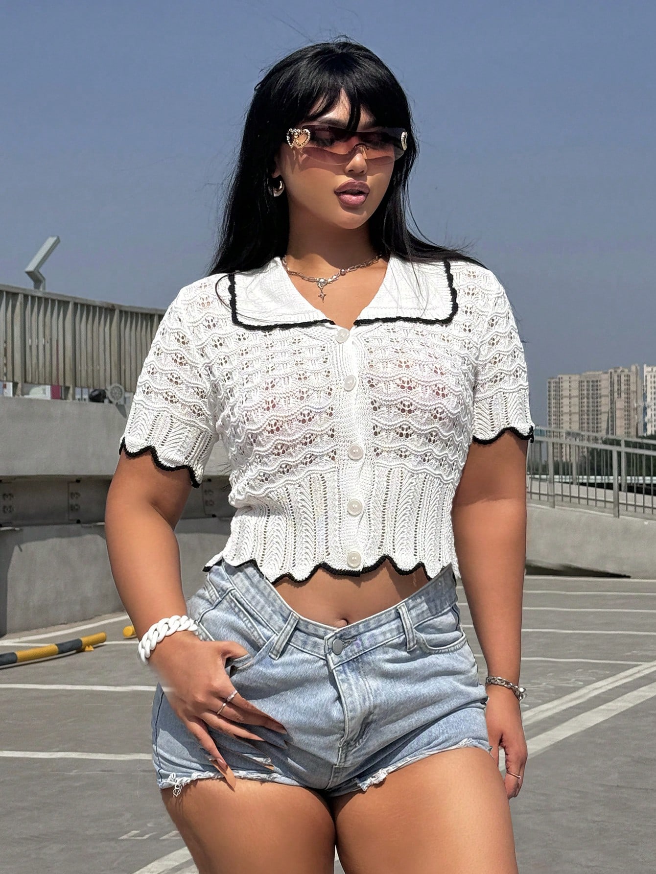 In Casual Plus Size Knit Tops