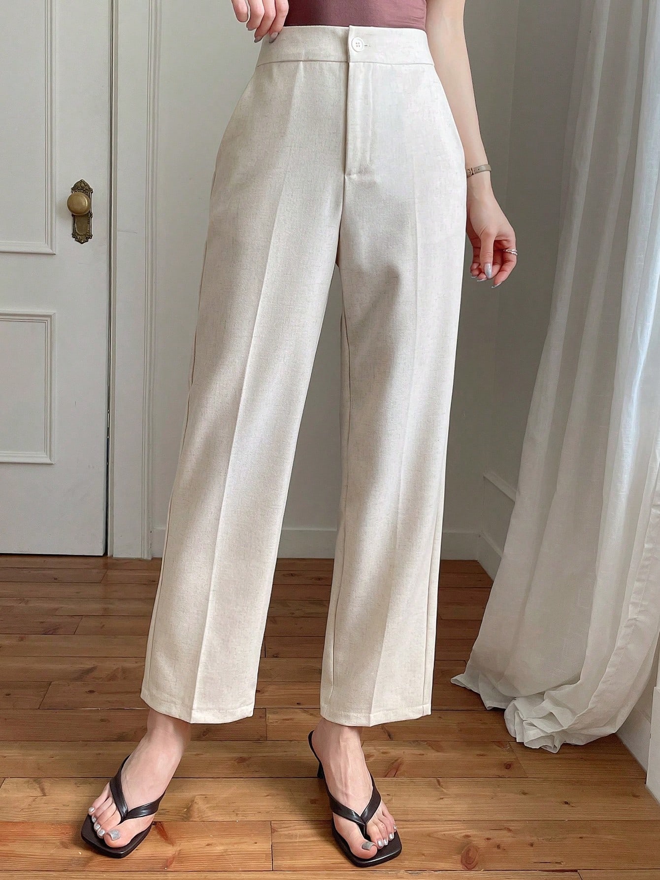 In Beige Women Pants