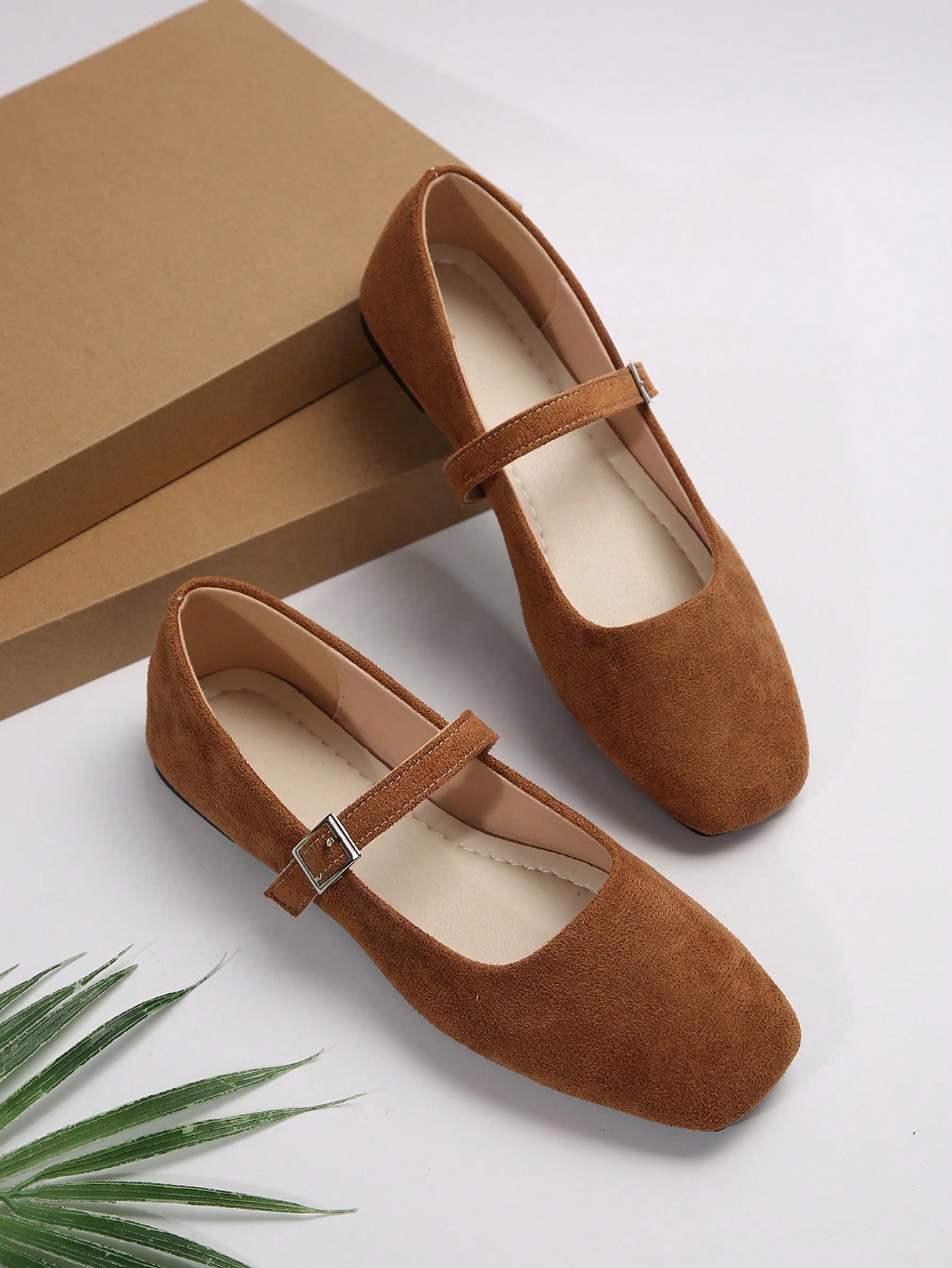 In Coffee Brown Women Flats