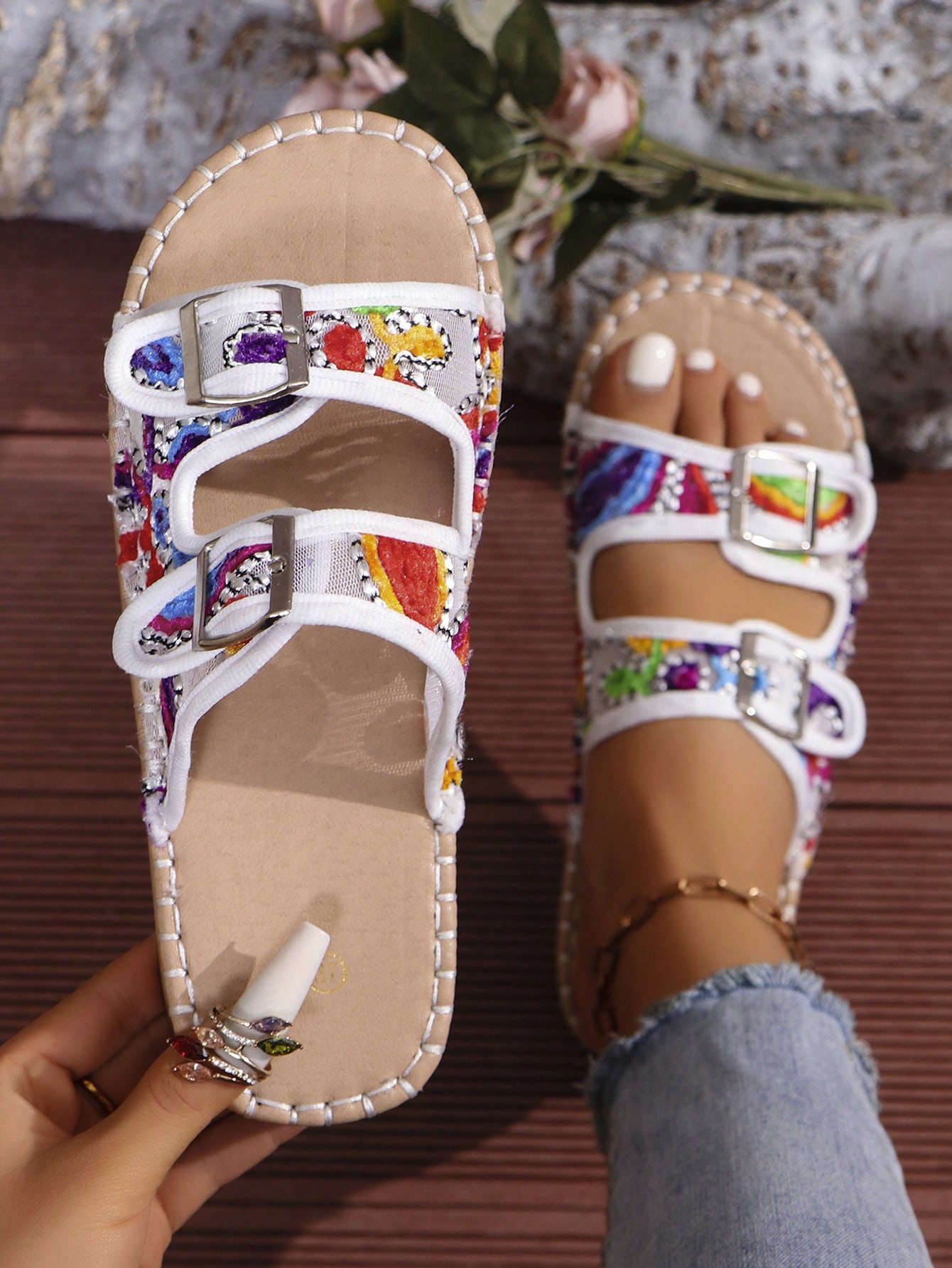 In Multicolor Women Sandals