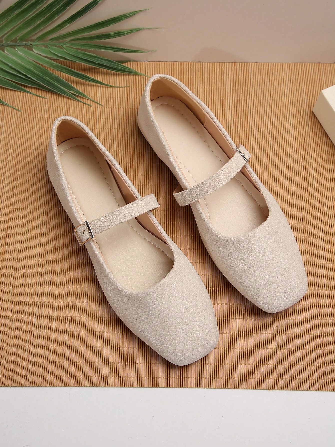 In Beige Women Flats