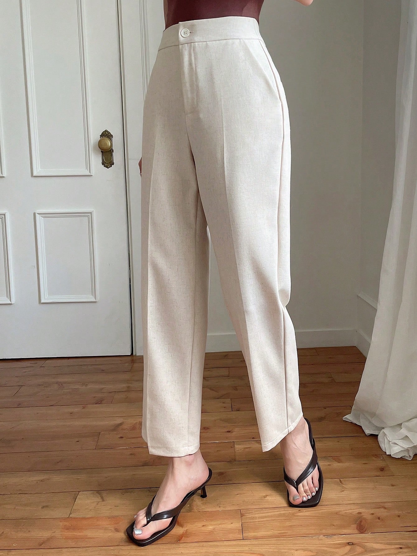 In Beige Women Pants