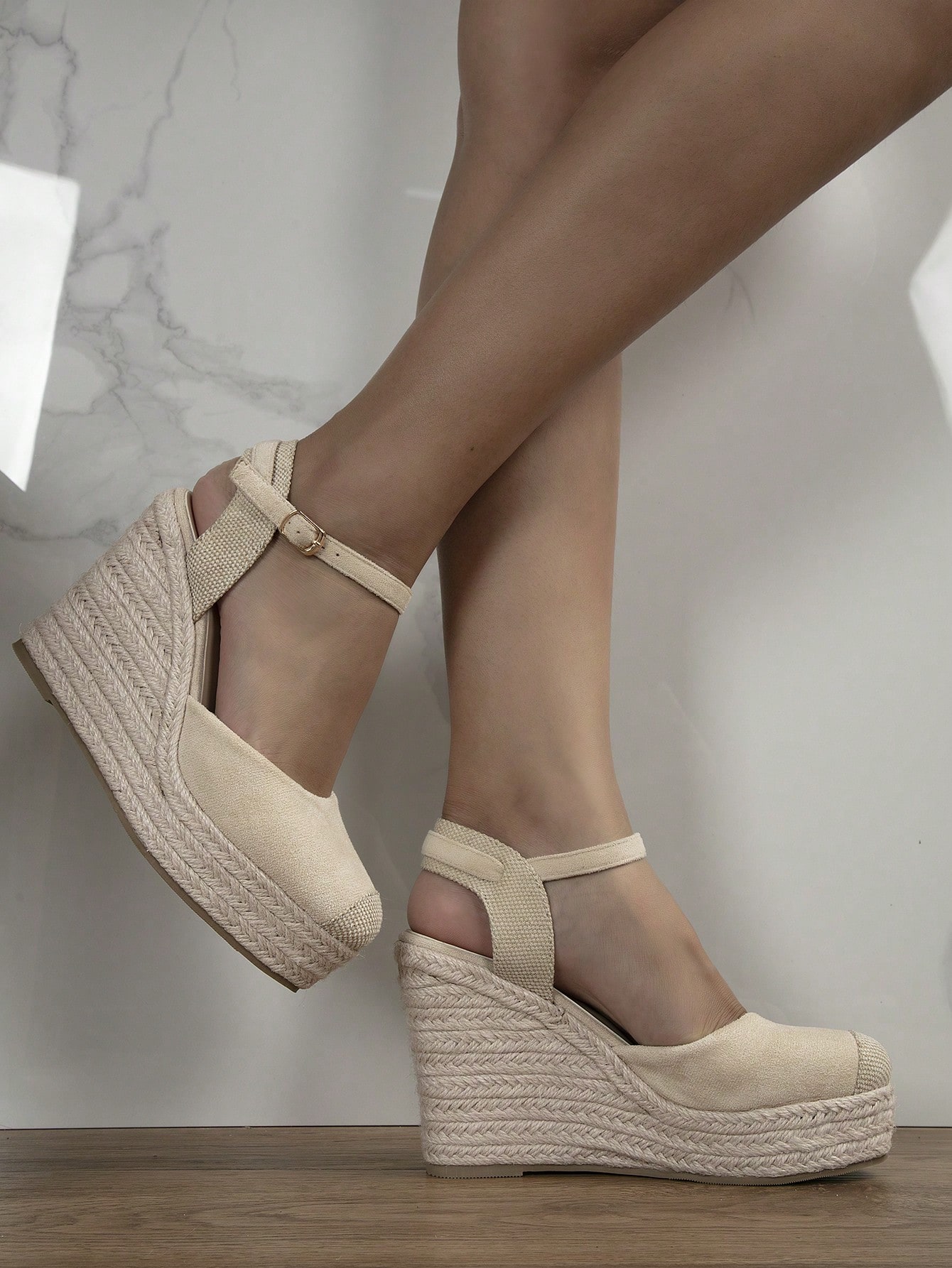 In Apricot Women Wedges & Flatform