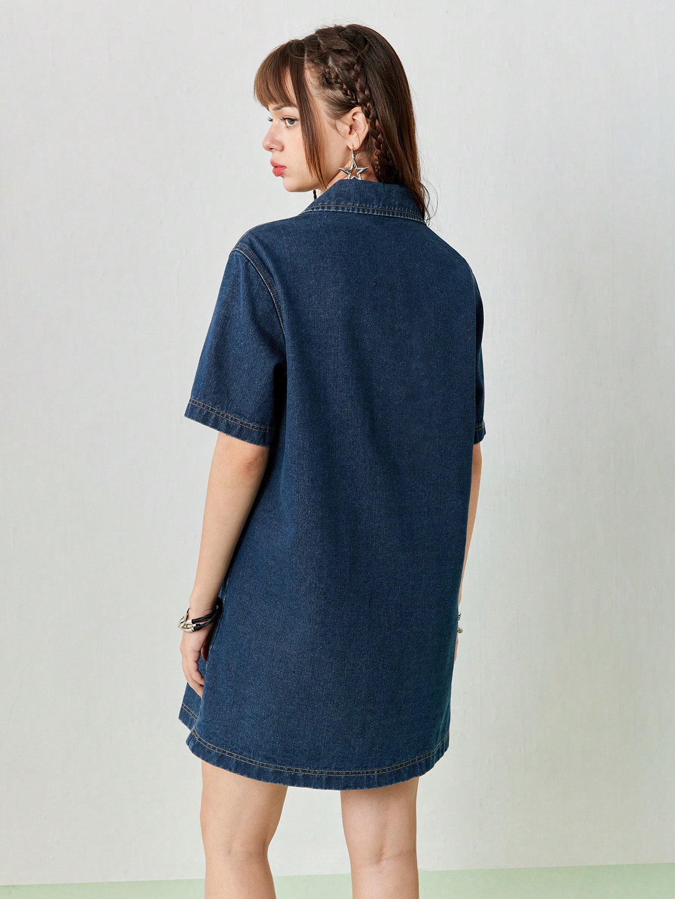 In Blue Women Denim Dresses