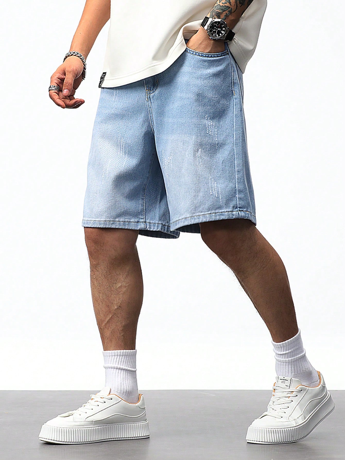 Men Denim Shorts