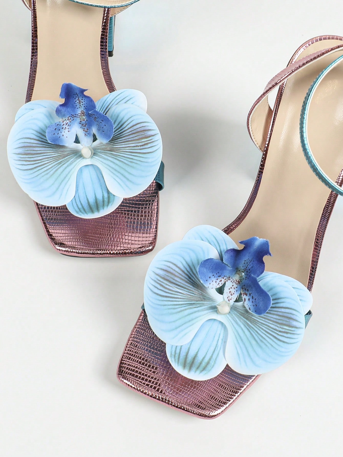 In Blue Women Heeled Sandals